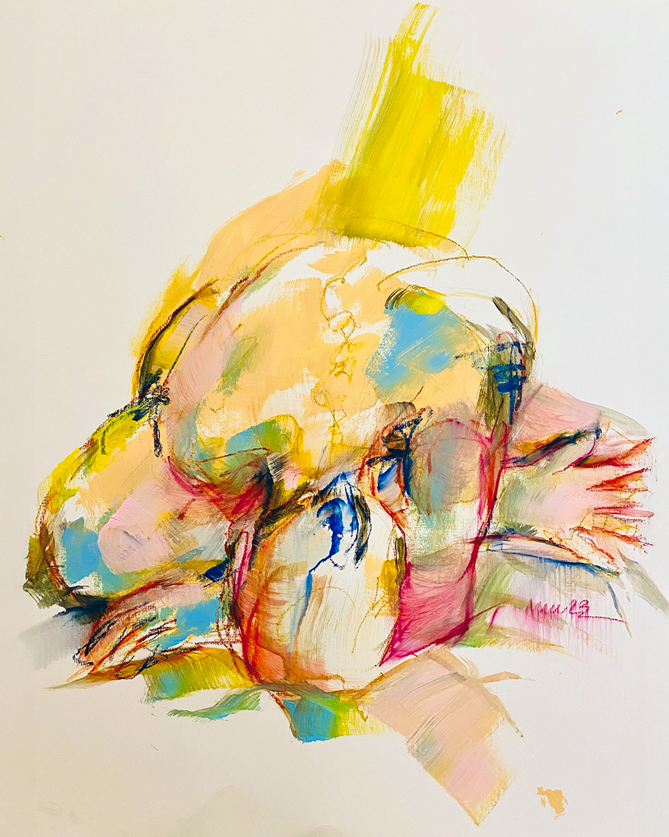 Dialogue within silence as answer thinking 65×50