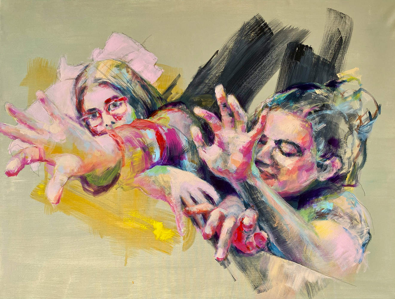 climb out of the box – 2023 – 100×130