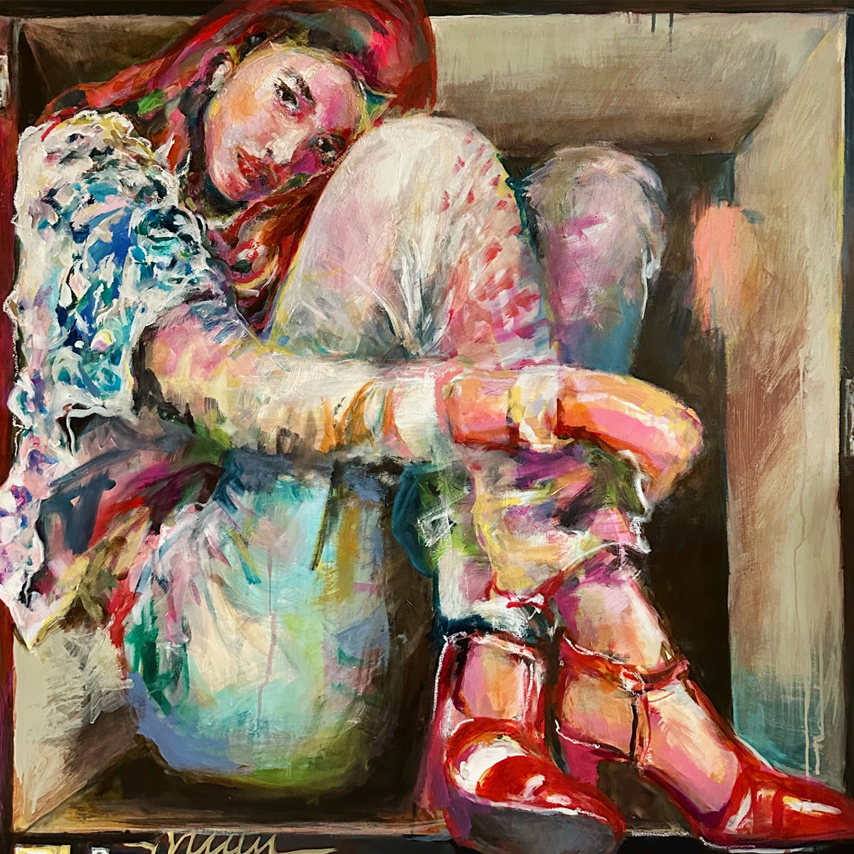 living in my box 100×100